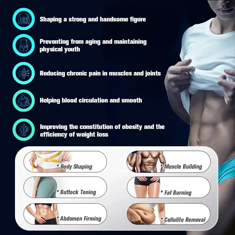 MYOslim EMS Body Sculpting Machine HI-EMT Muscle Stimulator Fat Burner Weight Loss Ab Toning Buttock Lifter for Beauty Salon Use