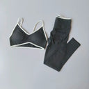 Seamless 2Pcs Legging Sets High Waist Breathable