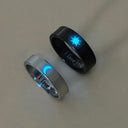 Couple Rings - Luminescent Stainless Steel Set
