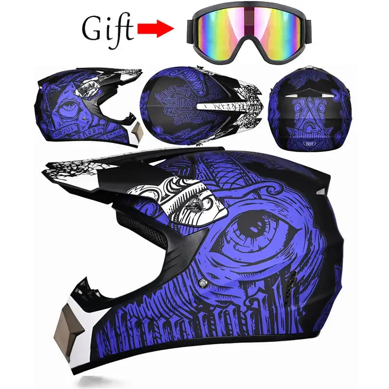 Orz Motocross Off Road Helmet — product view 14