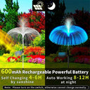 Colorful Solar Jellyfish Lights Outdoor Garden Decor