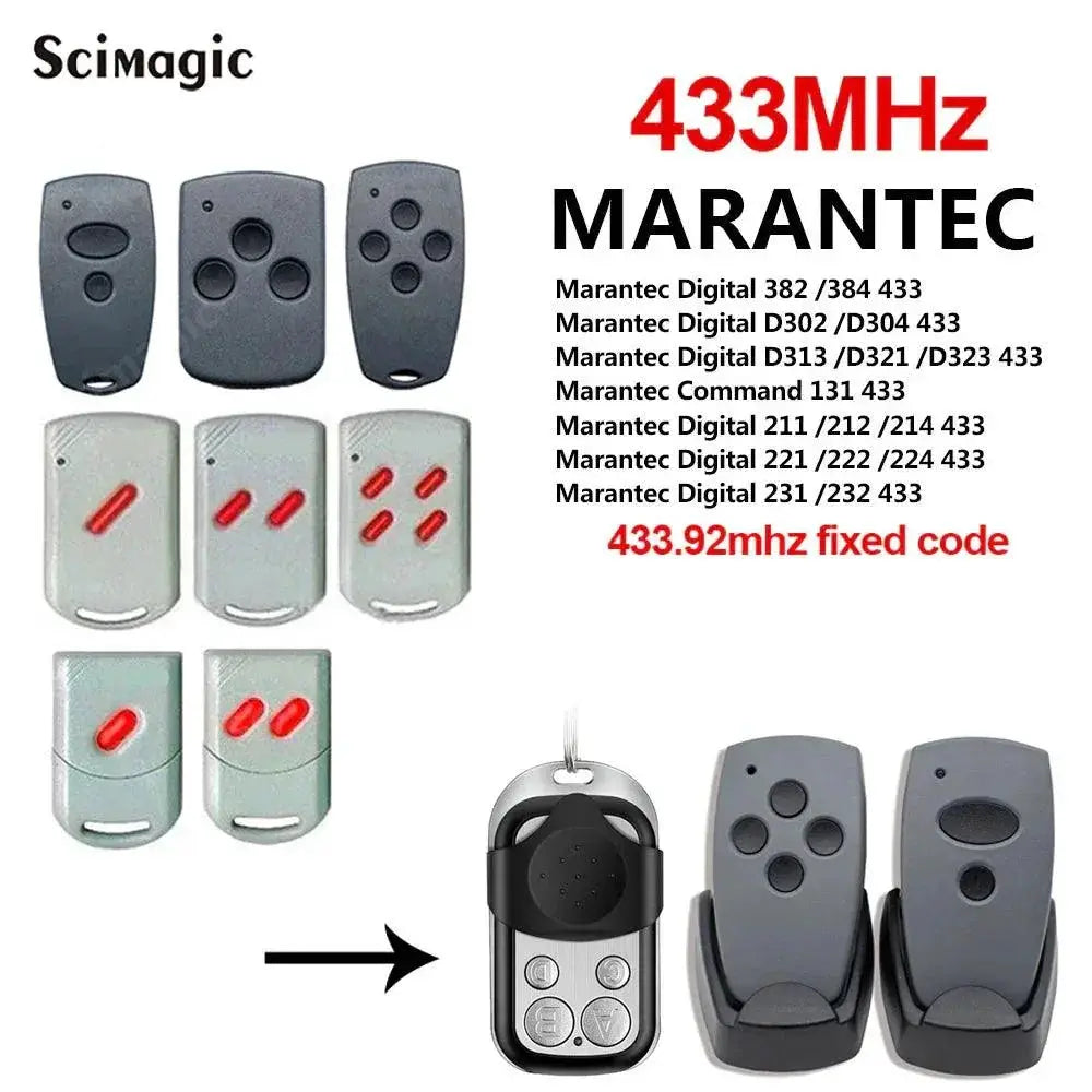 Clone Garage Door Remote Enhanced Security Upgrade Marantec
