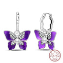 Sterling Silver Colorful Butterfly Dragonfly