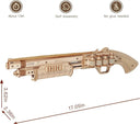 Wooden 3D Mechanical Rubber Band Puzzle