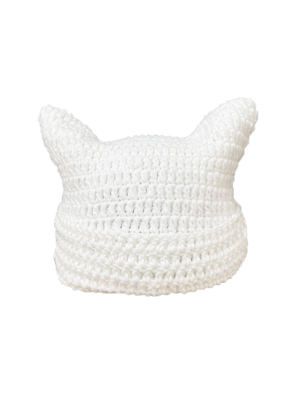 Y2K Striped Knit Winter Hat