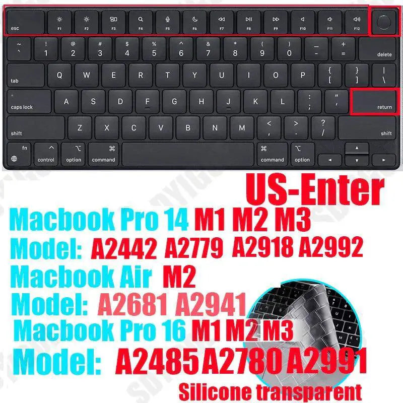 Dust-Proof Keyboard Cover for MacBook — product view 11