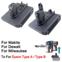 Adapter For Makita Dewalt Milwaukee 18V Battery To Dyson Vacuum