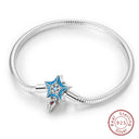 Sterling Silver Snake Chain Heart-shaped