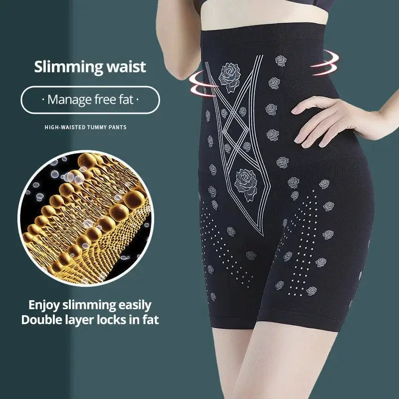 Flarixa High Waist Shaping Panties Tummy Control Underwear