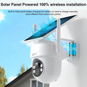 Smart Solar Outdoor Security Camera For Home Monitoring