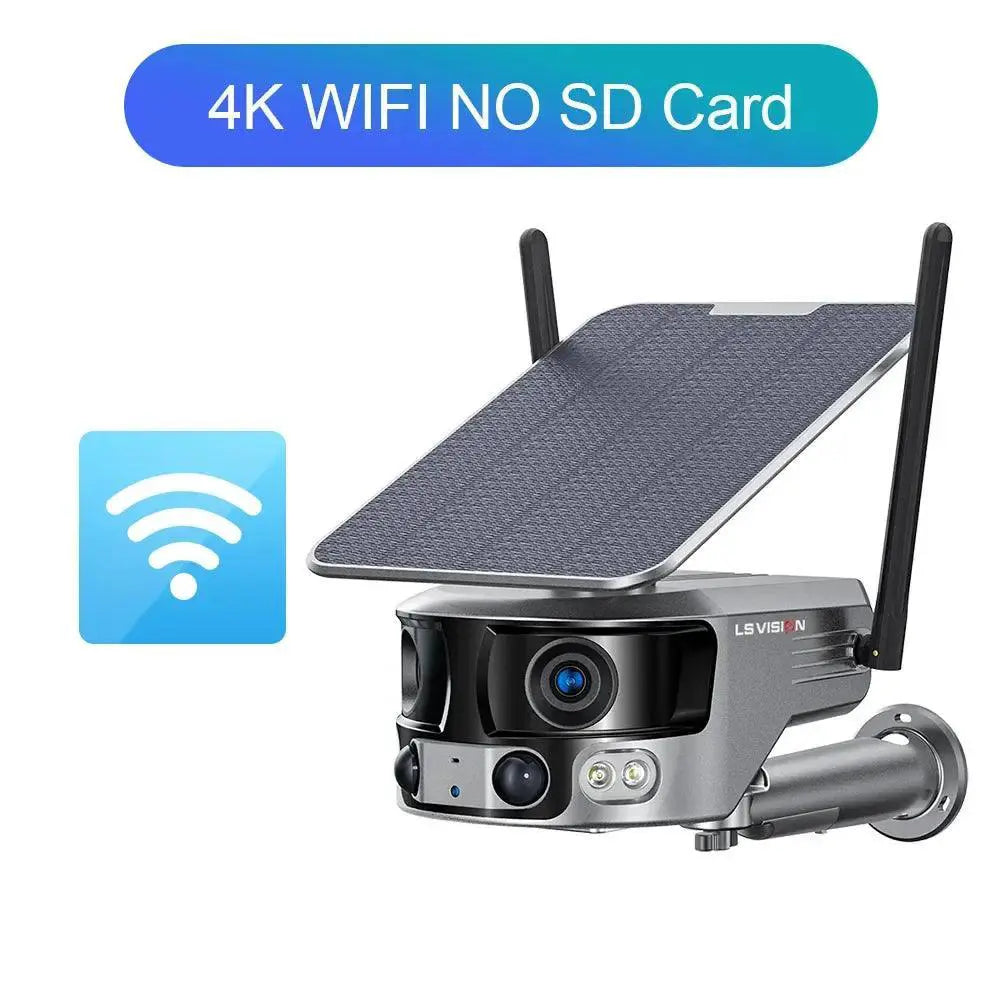 Solar Security Camera for Home Safety — 4K 4G Add 128GB - Variant 3