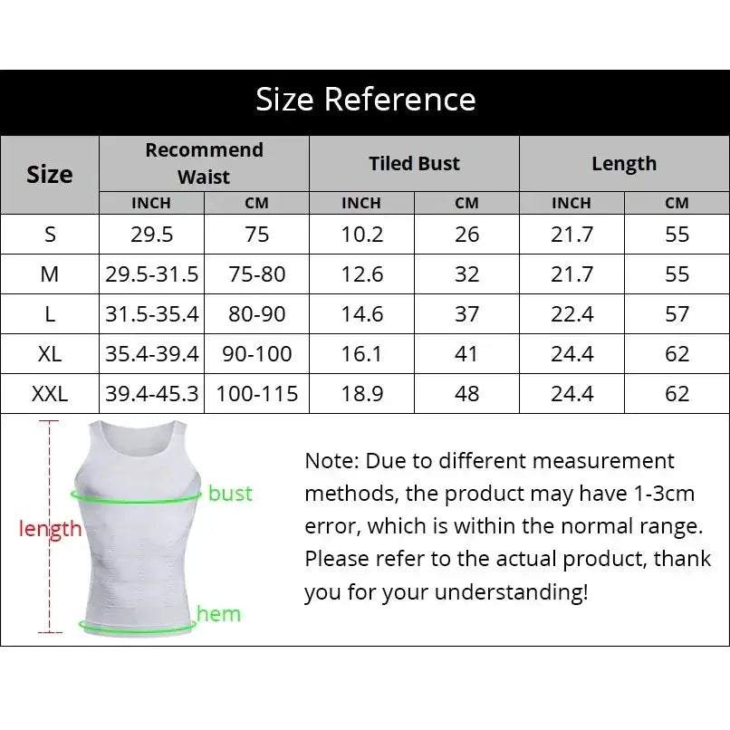 Slimming Vest For Men Slimming Underwear Body Shaper Corset