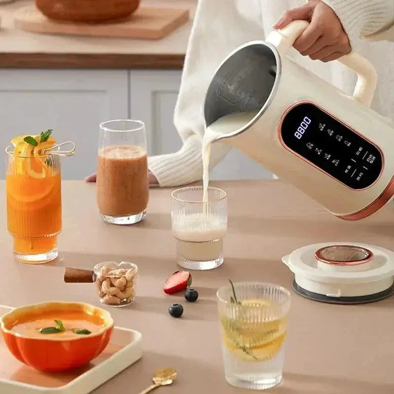 Electric Soy Milk Maker With 10 Leaf Blade 1500ml Juicer