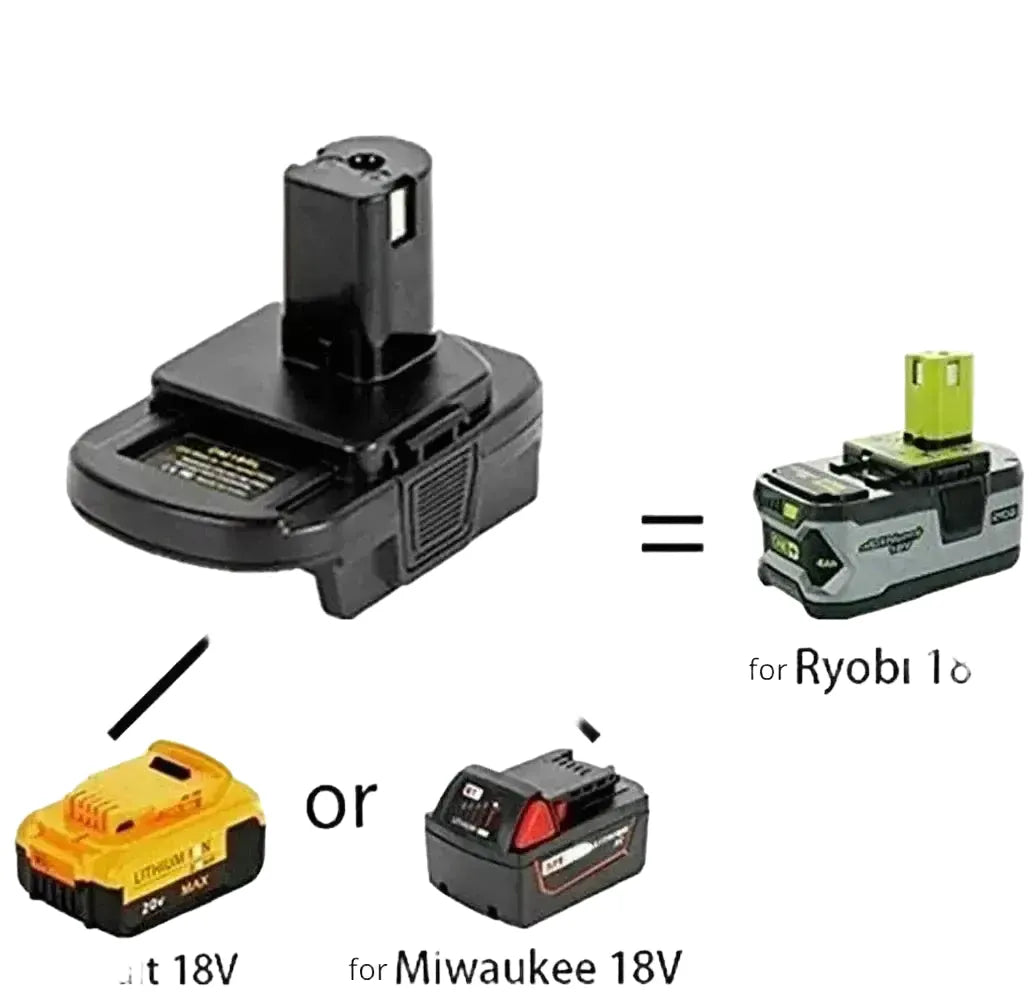Ryobi Battery Adapter With USB Port — product view 1