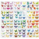 Vibrant Cartoon Kids Temporary Tattoos - 12 Fun Animal Packs