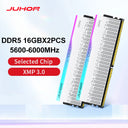 JUHOR Desktop Memory RGB DDR5 16GBX2 6000MHz High Speed Ram