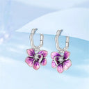 Sterling Silver Colorful Butterfly Dragonfly