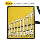 Effortless Flex Head Ratchet Wrench Set