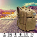 Tactical Hiking Backpack Men Big Capacity Camouflage Travel