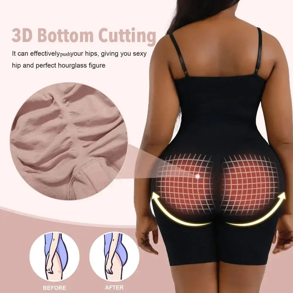 Seamless Shapewear Bodysuit for Belly Control and Silhouette