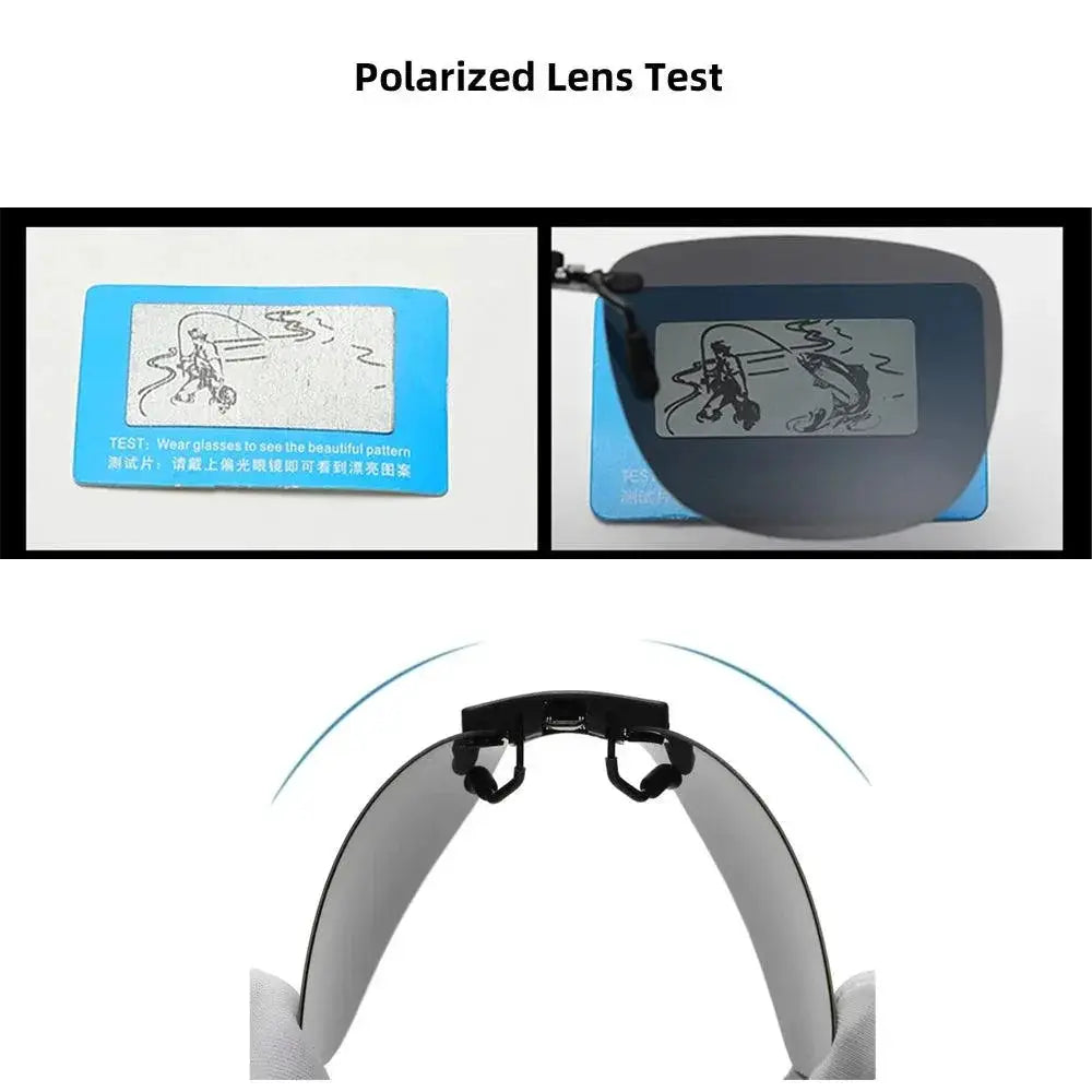 Polarized Clip On Sunglasses With UV400 Protection