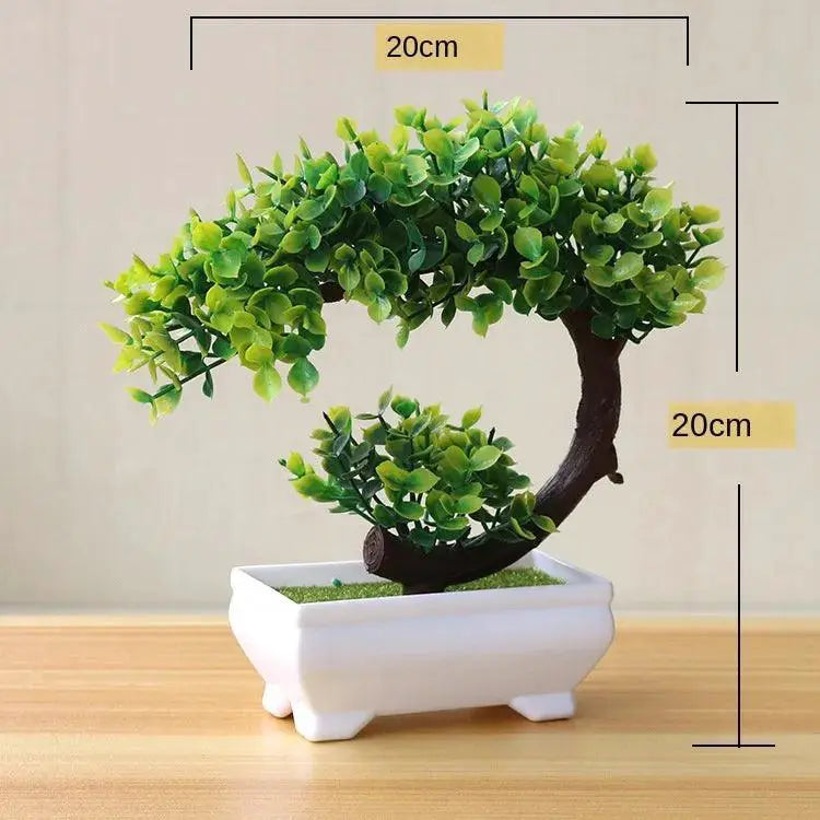 Maintenance-Free Bonsai Decor for Desk — tasong green