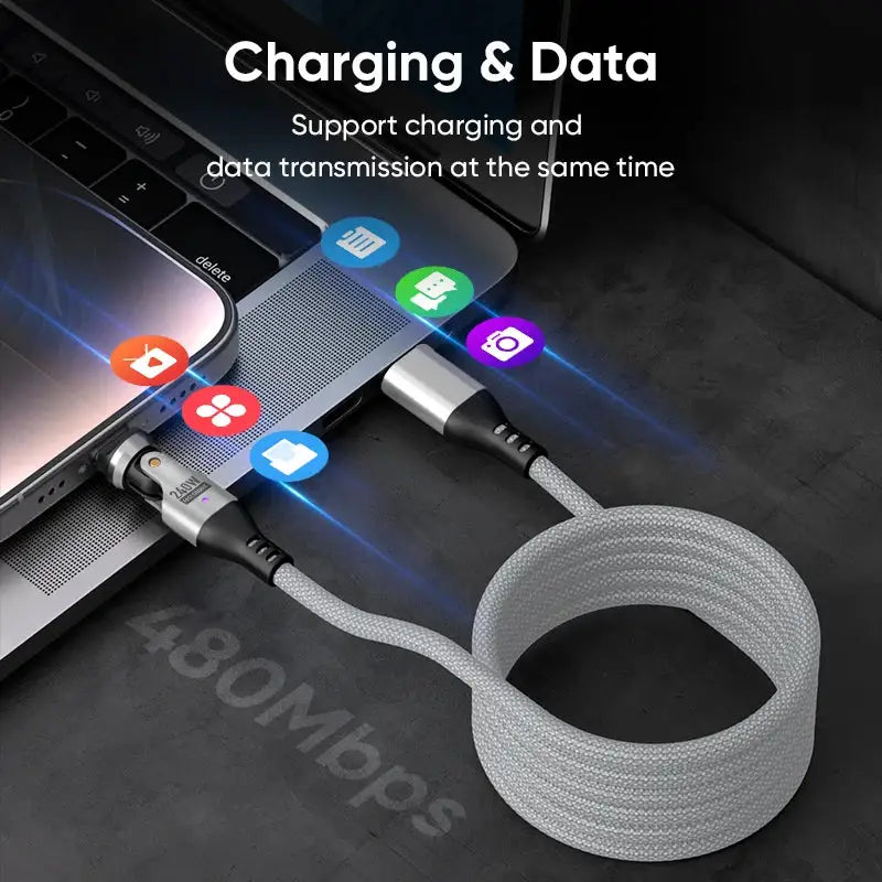 Rotating USB C Fast Charge Cable — product view 5