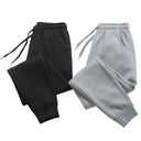 Mens Casual Pants Autumn Winter Fleece Sweatpants Long Pants