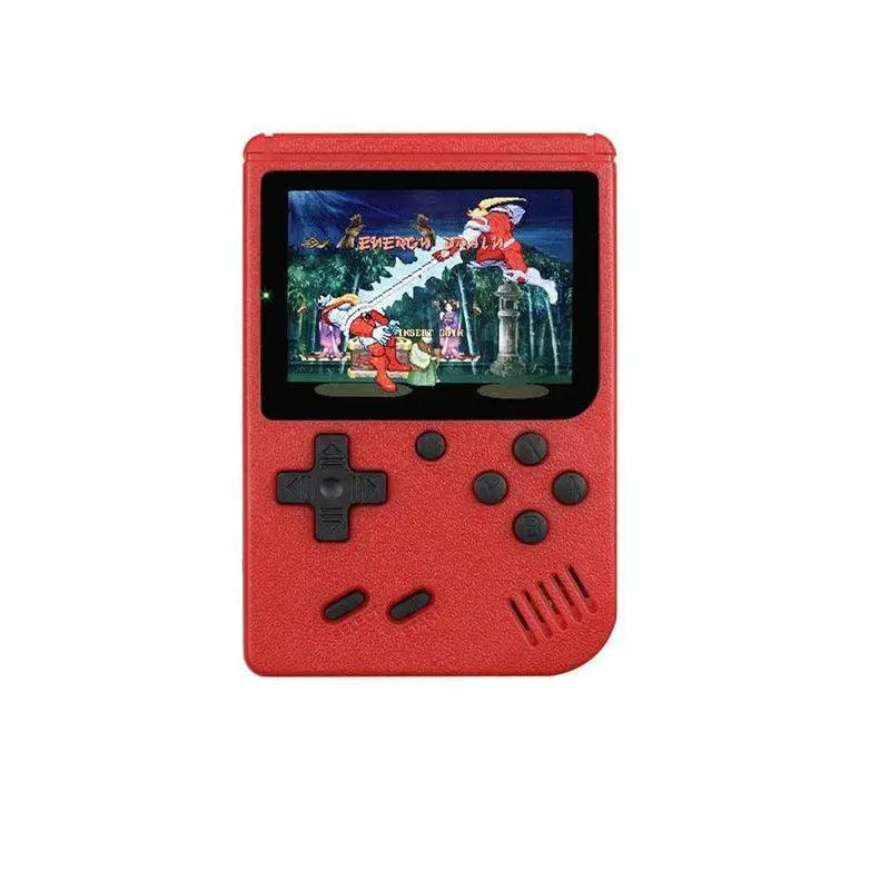 Family Fun Portable Retro Game Console — blue with gamepad