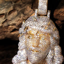 Iced Out Jesus Head Gold