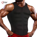Qtree Men's Slimming Sauna Tank Top Body Shaper Vest