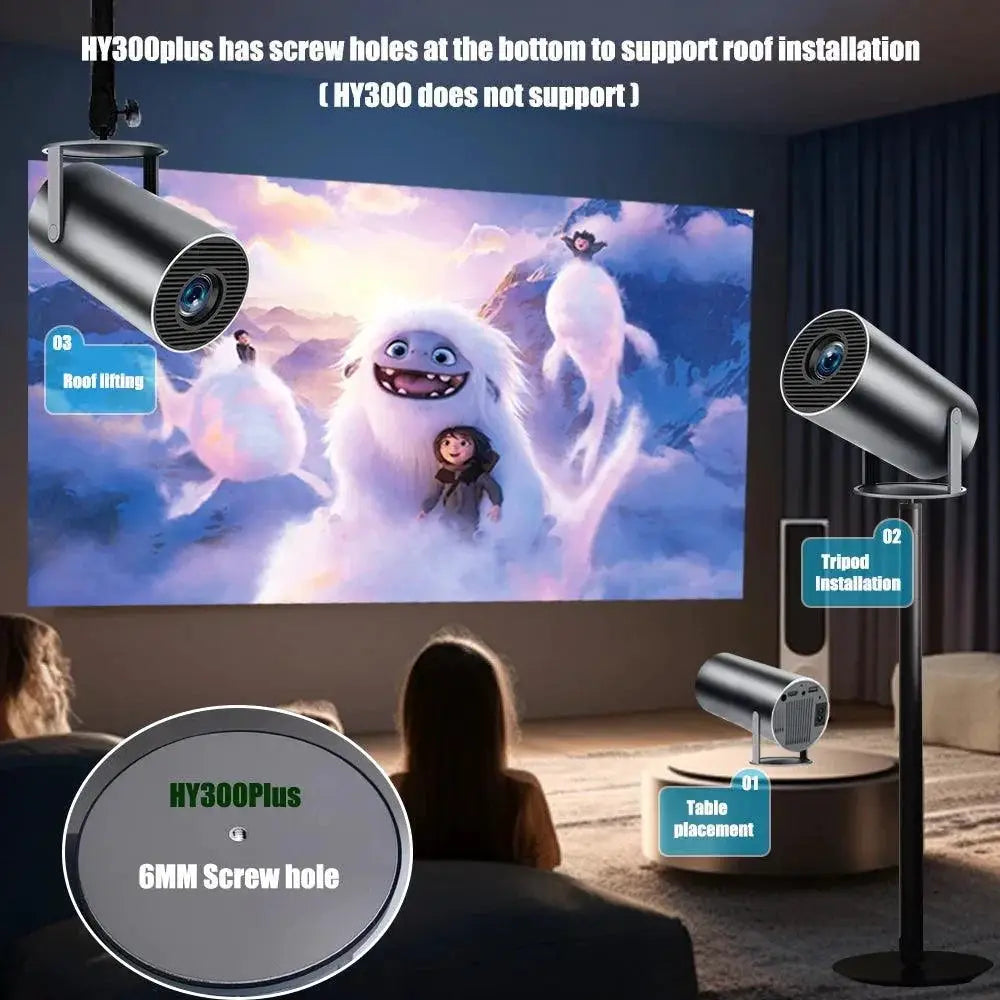 Plus Projector 4K Android Mini LED Home Theater System