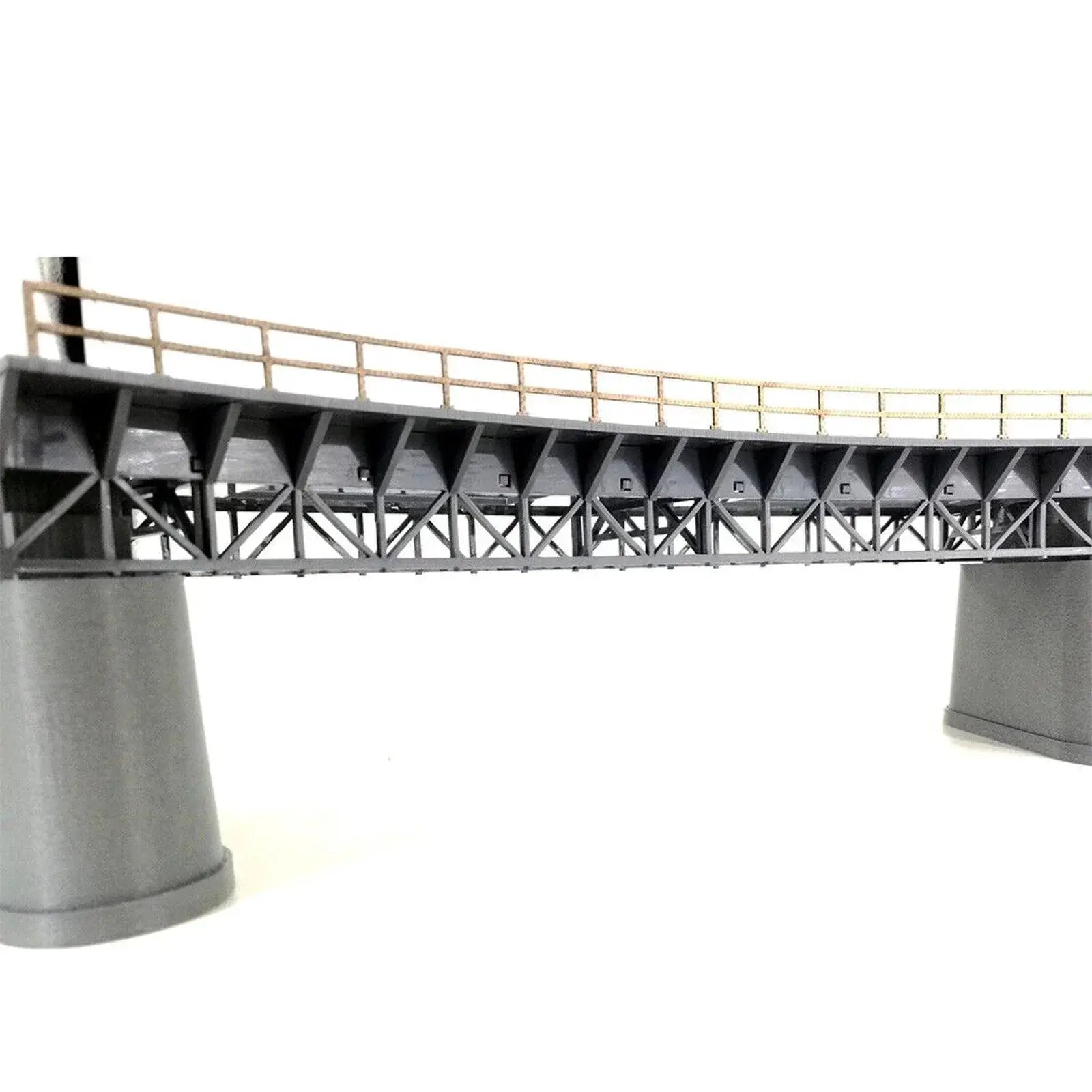 HO Scale Curved Bridge For Train Railway Scene 1 87
