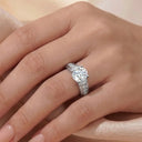 Starlight Moissanite Silver Ring