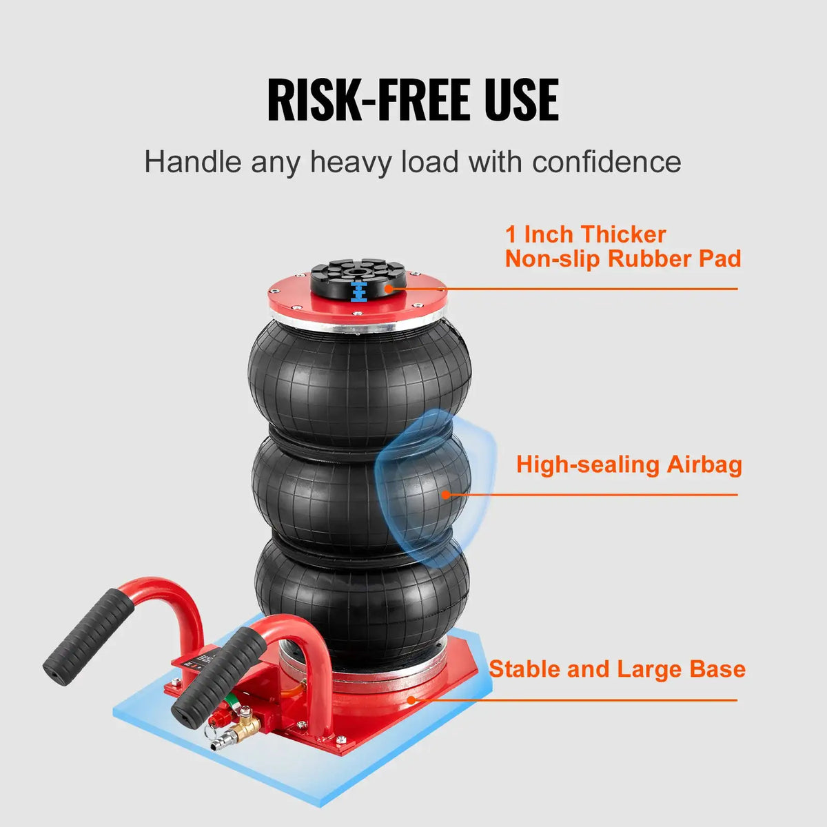 Heavy Duty Ton Air Bag Car Jack — product image 6