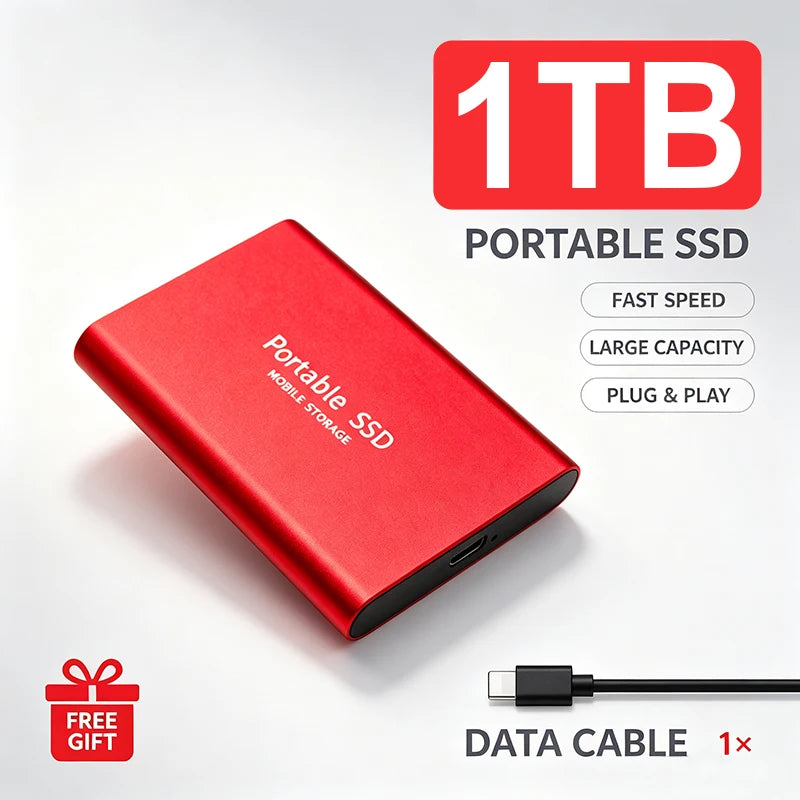 Portable Laptop External SSD Drive