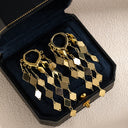 Imitation Pearl Flower Fringe Long Dangle Earrings For Women Party Jewelry