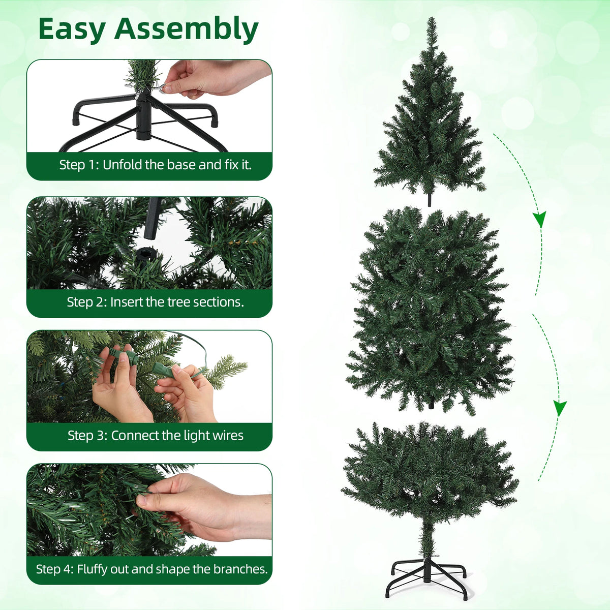 Slim Artificial Festive Decor