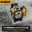Dewalt 12 Line Green Laser Level 3D