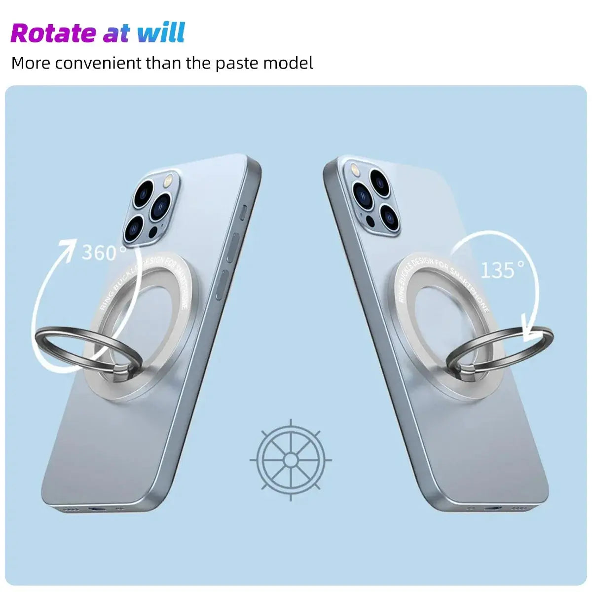 Anmone Magnetic Ring Holder For iPhone MagSafe 12 13 14