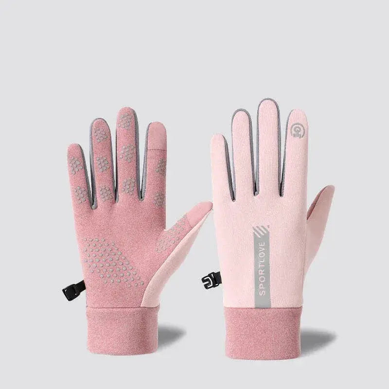 Womens Autumn Winter Sports Warm Waterproof Gloves