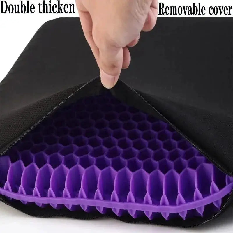 Large Honeycomb Gel Seat Cushion Pain Relief Ergonomic
