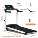 Space Saving Foldable Treadmill Ultra Quiet Indoor Home Gym