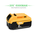 For Screwdriver 20V 6.0Ah 9.0Ah DCB200 Lithium Ion Battery