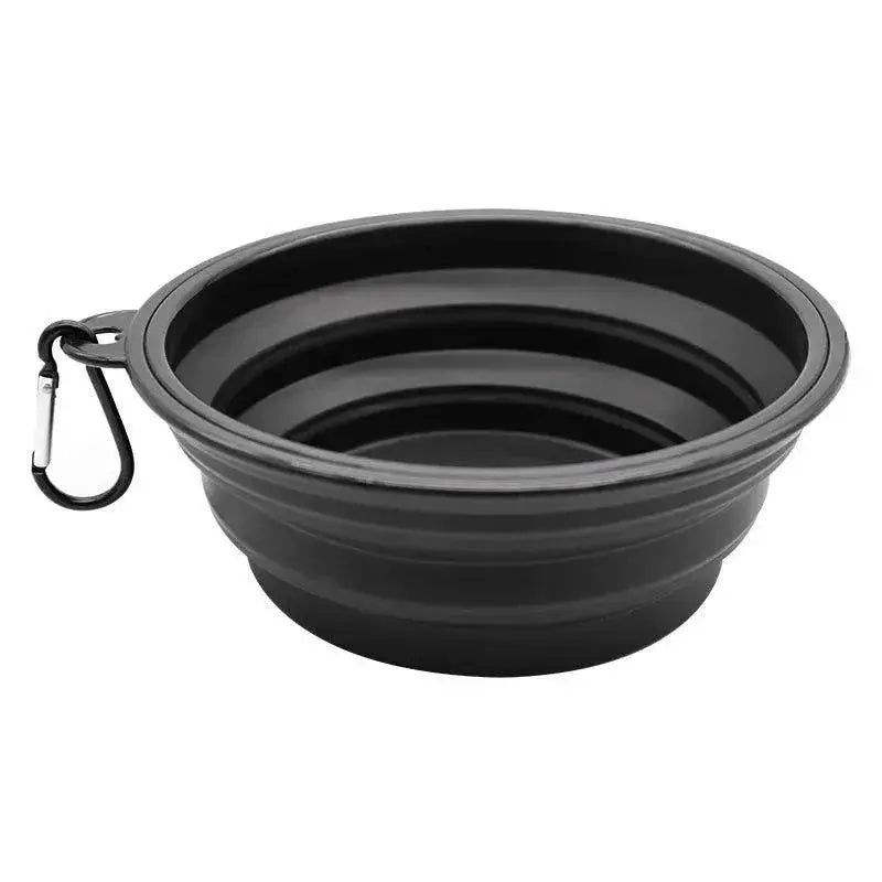 Portable Silicone Dog Bowl Soft Easy Clean Travel Feeder