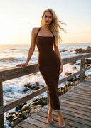 BEAUKEY Halter Bandage Dress