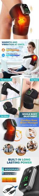 Knee Massager for Athletes Heat Relief