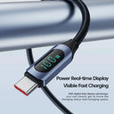 Toocki Fast Charging Type C Cable With Display For Devices