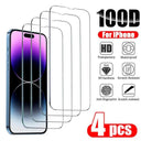 Crystal Clear Tempered Glass Screen Protector for iPhone Models