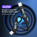 TypeC Cable Bend Fast Charge